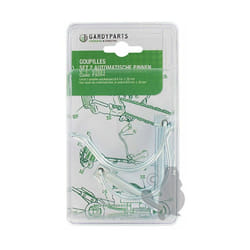 Jeu de 2 goupilles automatique ø: 8,0mm, l: 50mm