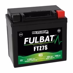 BATTERIE MOTO - FULBAT - FTZ7S GEL / YTZ7S - étanche 12V / 6Ah