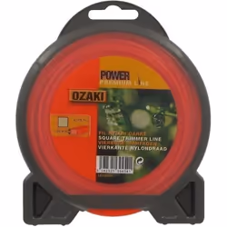 JARDIN PRATIQUE Fil nylon carré premium line OZAKI pour débroussailleuse - Ø 16 mm - L 15 m