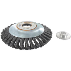 JARDIN PRATIQUE Tete brosse metallique pour debroussailleuse o 150 mm - a partir de 30 cc