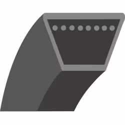 Courroie de coupe adaptable MTD lisse trapézoïdale renforcée KEVLAR® (section: 5/8)