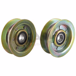 Poulie à gorge plate adaptable JOHN DEERE pour L110, L118, L120, L130. Remplace origine GY20067, GY22172. Dimensions et carac ...