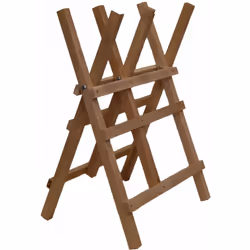 Chevalet de tronçonnage en bois (hêtre et/ou frêne) 3 tréteaux grand modèle renforcée L: 94 cm - l: 63 cm - h: 81cm.