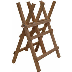 Greenstar - Chevalet de tronçonnage en bois (hêtre et/ou frêne) 3 tréteaux grand modèle renforcée l: 94 cm - l: 63 cm - h: 81cm.