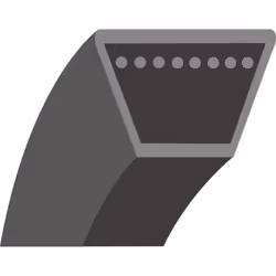 Courroie lisse trapézoïdale qualité dorigine MTD (section: 5/8 L: 38-3/16)