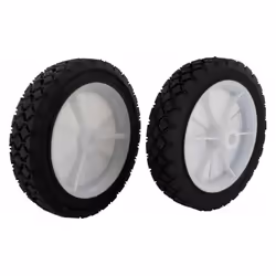 Description générale Roue en plastique à moyeu déporté avec un profil diamant, idéale pour divers usages dans le domaine du b ...