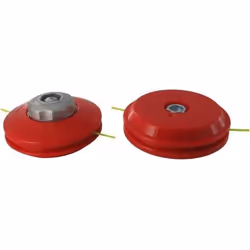 Tête pro 2 fils nylon à bouton métal TECOMEC avec adaptateur M8 X 125 FG  à déroulement manuel