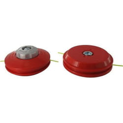 Tête pro 2 fils nylon à bouton métal TECOMEC avec adaptateur M10 X 100 FG  à déroulement manuel
