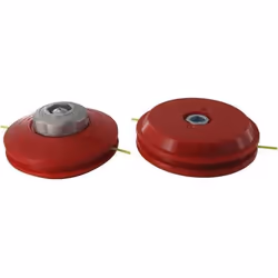 Tête pro 2 fils nylon à bouton métal TECOMEC avec adaptateur M12 X 175 FG  à déroulement manuel