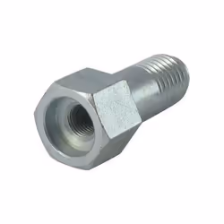Adaptateur pour tête fil nylon à bouton métal TECOMEC - M10 x 100 gauche femelle