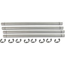 Kit de 4 arbres et 8 clips adaptable pour scarificateur BLUEBIRD