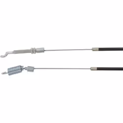 Câble embrayage adaptable CASTELGARDEN pour modèle PA504TR. Remplace origine: 81001141/0 Longueur câble: 1370mm Longueur gain ...