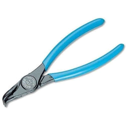 Pinces à circlips intérieurs GEDORE à bec coudé 90°- Ø: du bec 09mm - Longueur:129mm