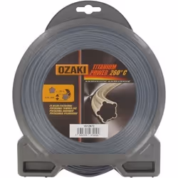 Coque fil OZAKI TITANIUM POWER 27mm X 79m Profil pentagonal co-polymère haute résistance