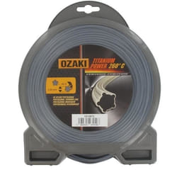 Coque fil OZAKI TITANIUM POWER 30mm X 62m Profil pentagonal co-polymère haute résistance