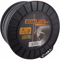 Bobine fil OZAKI TITANIUM POWER 35mm X 136m Profil pentagonal co-polymère haute résistance