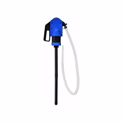 Description générale Pompe à main à piston avec un débit de 0,50 l par coup. Fourni avec 3 embouts télescopiques réglables de ...