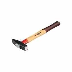 Marteau GEDORE ROTBAND profil Europe tête de 400G avec manche hickory double courbure (DIN 5111) manchon de protection trempé ...