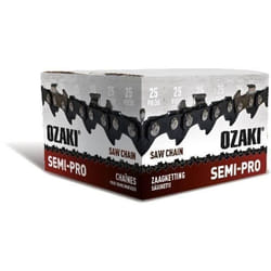 Rouleau de chaîne de tronçonneuse OZAKI semi-carrée 3/8 043 low pro 25 pieds