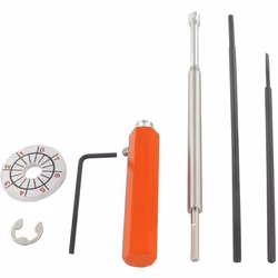 Kit pour carburateurs ECHO composé dun manche de trois lames spécifiques et dune jauge de réglage