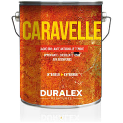 Finish - Laque brillante antirouille de finition Caravelle noir 3L - duralex - 108100511