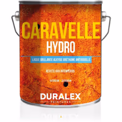 Laque acrylique antirouille de finition Caravelle Hydro blanc 3L - DURALEX - 108300101