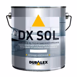 Peinture Glycéro satin professionnelle de haute qualité à base de résines polyuréthane, destinée à la décoration des sols sou ...