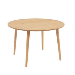 Table à manger ORATELLO  placage chêne 120cm - Bois