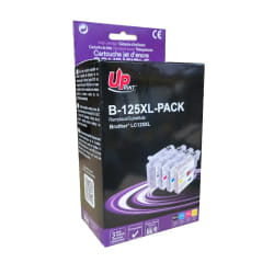 Pack UPrint Compatible Brother LC-127XL/LC-125XL