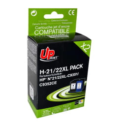 UPrint HP 21XL/22XL Pack Cartouches