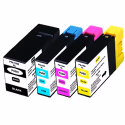 T3AZUR CJ1500XLUPP4 cartouche d'encre 4 pièce(s) Noir, Cyan, Magenta, Jaune