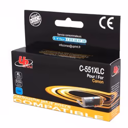 T3AZUR CJ551XLCUP, 15 ml, 4500 pages, 1 pièce(s)
