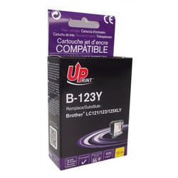 T3AZUR BJ123YUP cartouche d'encre 1 pièce(s) Compatible Jaune