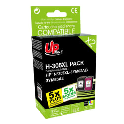 UPrint HP 305XL Noir et Couleur