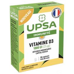 UPSA Immunité Vitamine D3 1000 UI 30 Comprimés