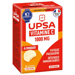 UPSA Vitalité Vitamine C 1000 mg 20 Comprimés à Croquer