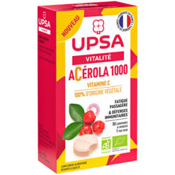 UPSA Vitalité Acérola 1000 Bio 30 Comprimés à Croquer