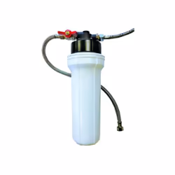 Filtre EF sous évier + kit Flex 3/8 vanne + FSER stop chlore pesticide stoppe chlore, gout, odeur, pesticide, plomb, etc.. re ...