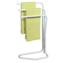 Allibert 814072 porte-serviettes et anneau porte-serviettes Blanc