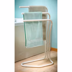 Allibert 814072 porte-serviettes et anneau porte-serviettes Blanc