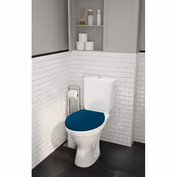 Allibert Abattant WC en HDF BOLIVA bleu canard