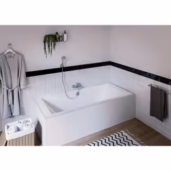 Allibert- Baignoire rectangulaire Spacy duo 180 x 80 cm