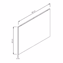 Allibert 826257 miroir mural