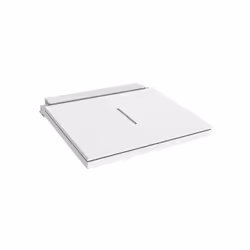 Allibert 826352, Blanc, Acier inoxydable, Mural