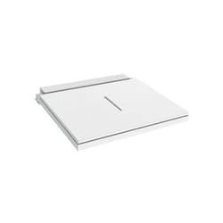 Siège de douche à fixer loft-game blanc - Blanc - Allibert