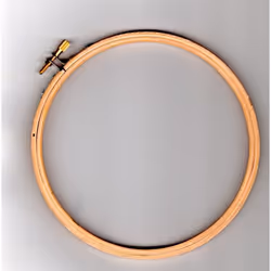Cercle à Broder Point de Croix - MC - 1450 cm - Léger en bois