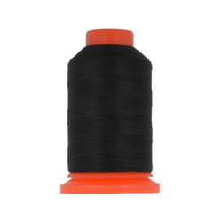 Fil mousse polyester 1000m pour surjeteuse - NO NAME - Noir - Fabriqué en France