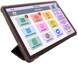 FACILOTAB - Tablette Senior - Simple Intuitive et sans Abonnement - Cadeau idéal pour Personne Agée - Modèle Classic 101p WiF ...