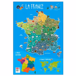 Calendriers Bouchut Grandrémy PAPPOSTFRANCE, 1 pièce(s), Rectangulaire, Garçon/Fille, Multicolore, Intérieure, Enfants