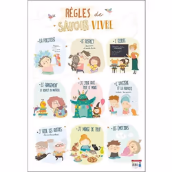 Poster Savoir-Vivre 52 x 76 cm